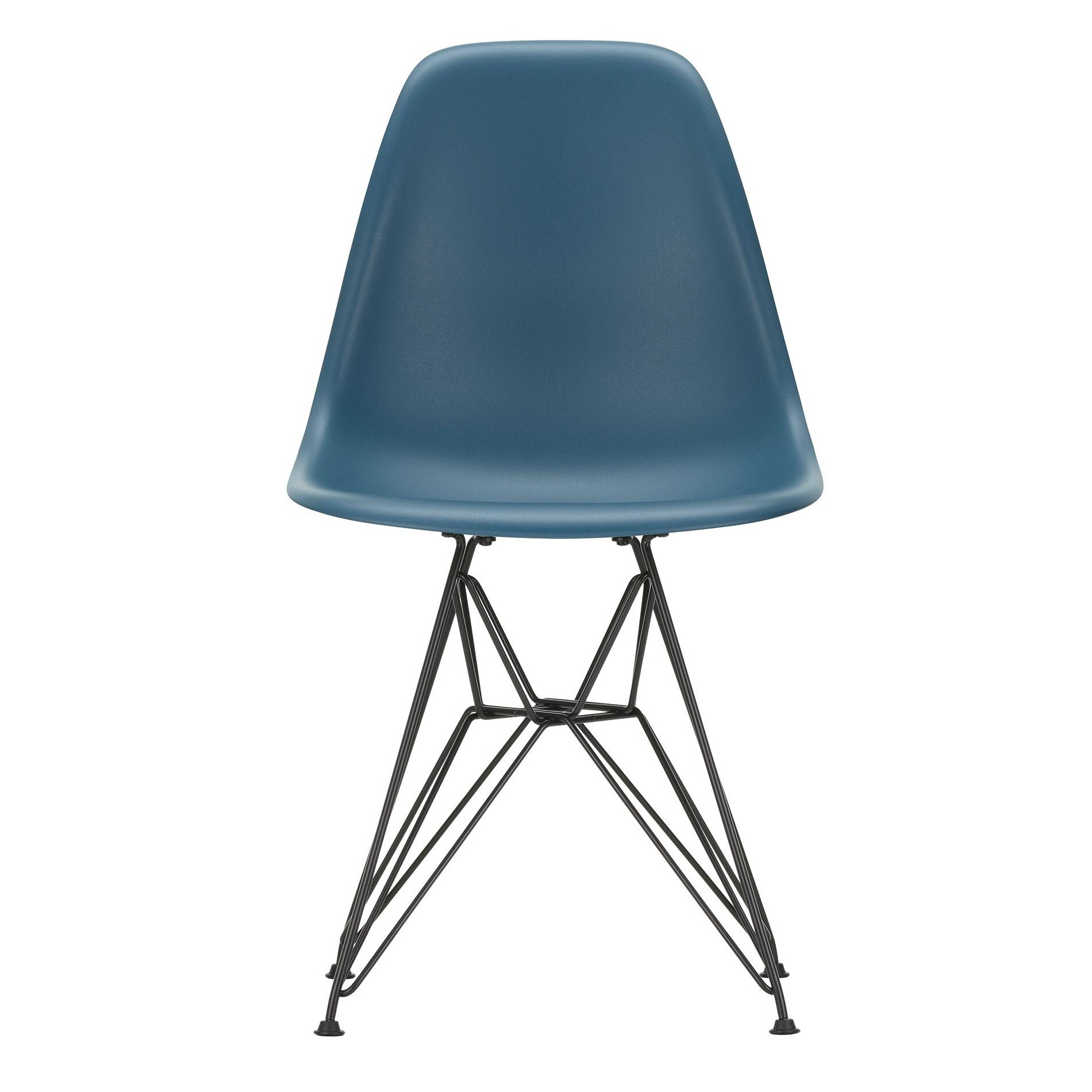 Eames Plastic Side Chair DSR RE Black Base