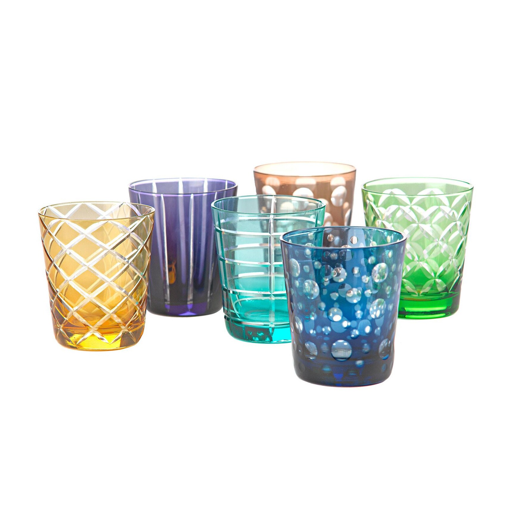 Cuttings Glass Set of 6