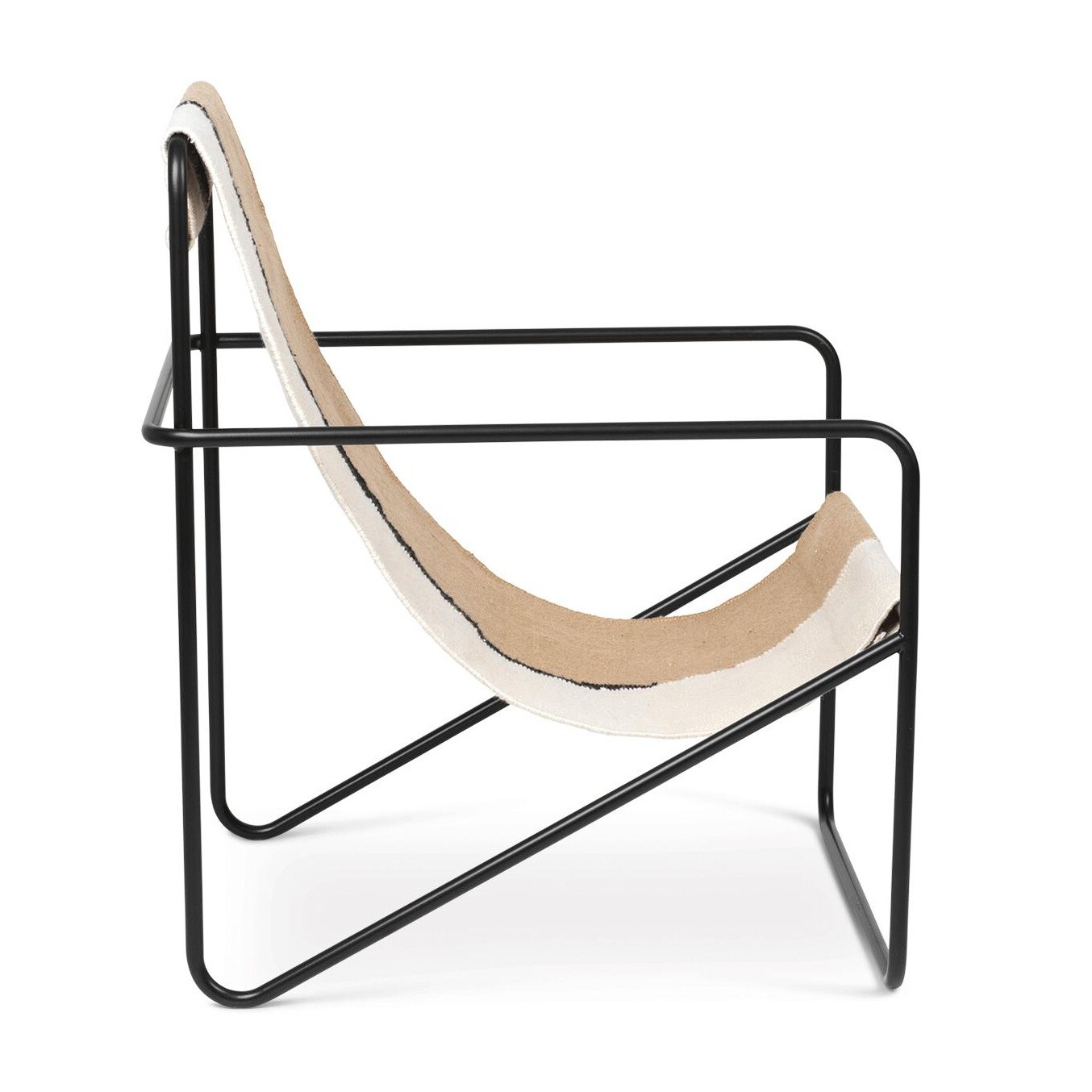 Desert Lounge Chair Black Frame
