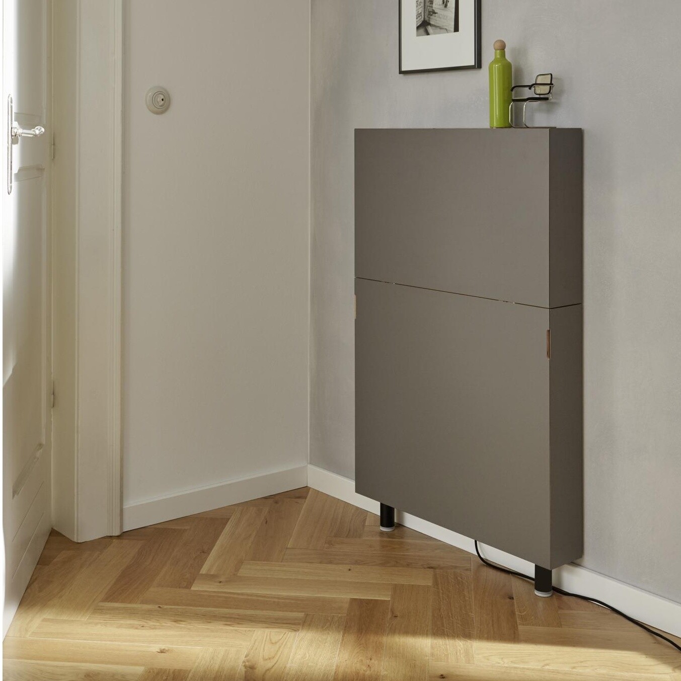 Flatmate Wall Secretary with Birch Edge