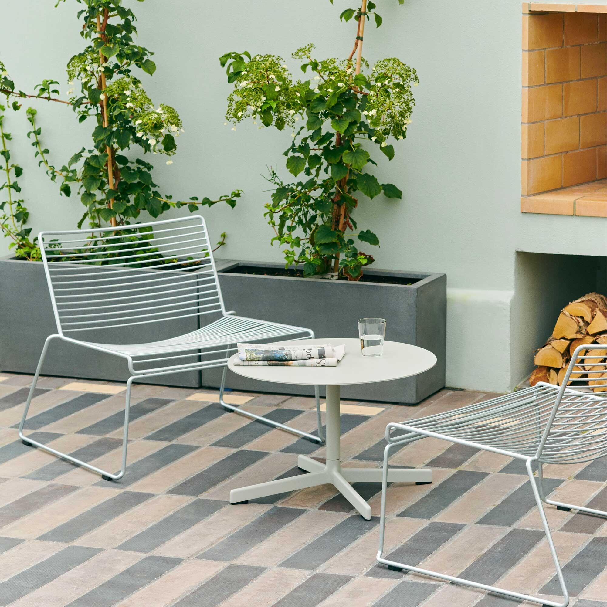 Hee Lounge Chair Hot Galvanised