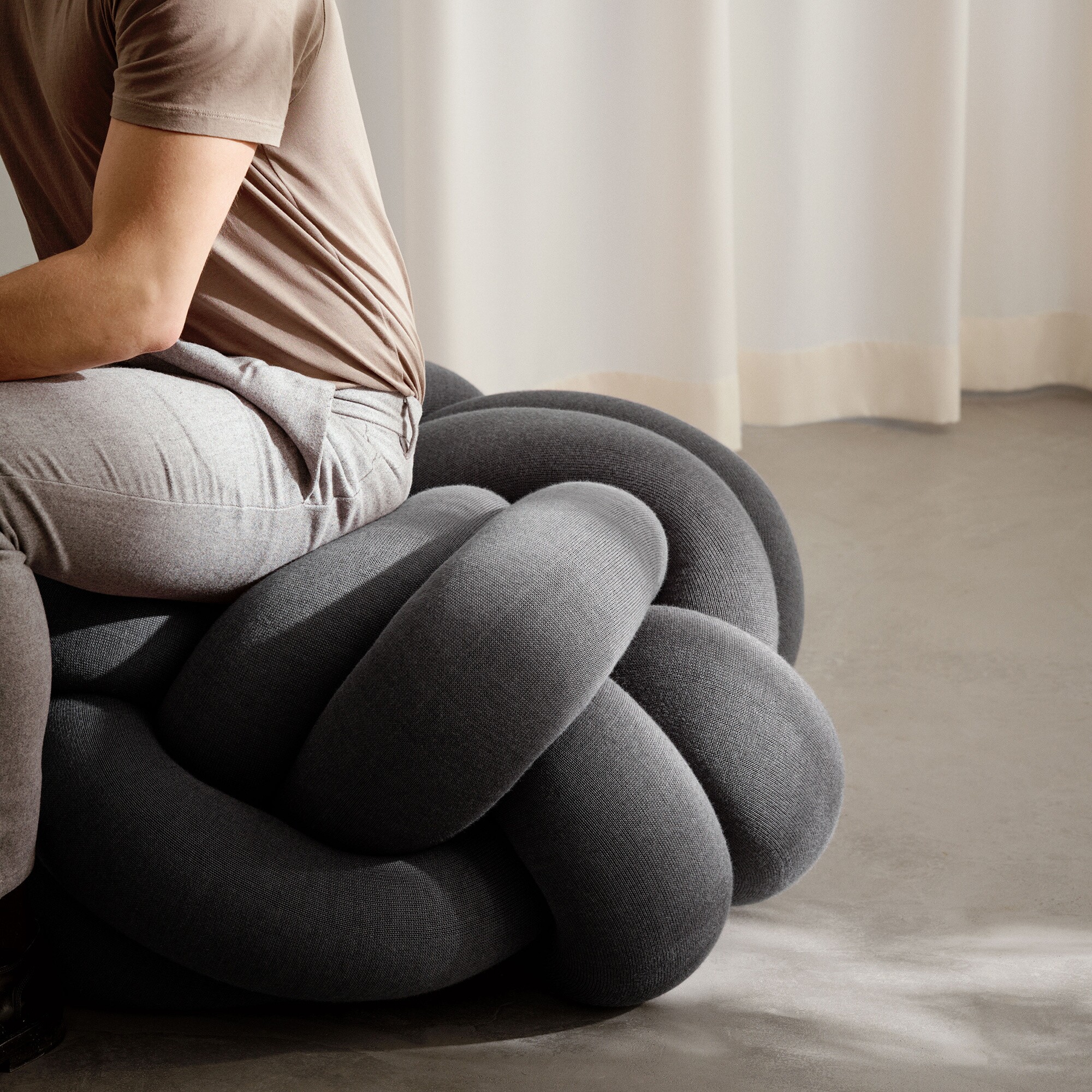 Knot XL Floor Cushion/ Pouffe