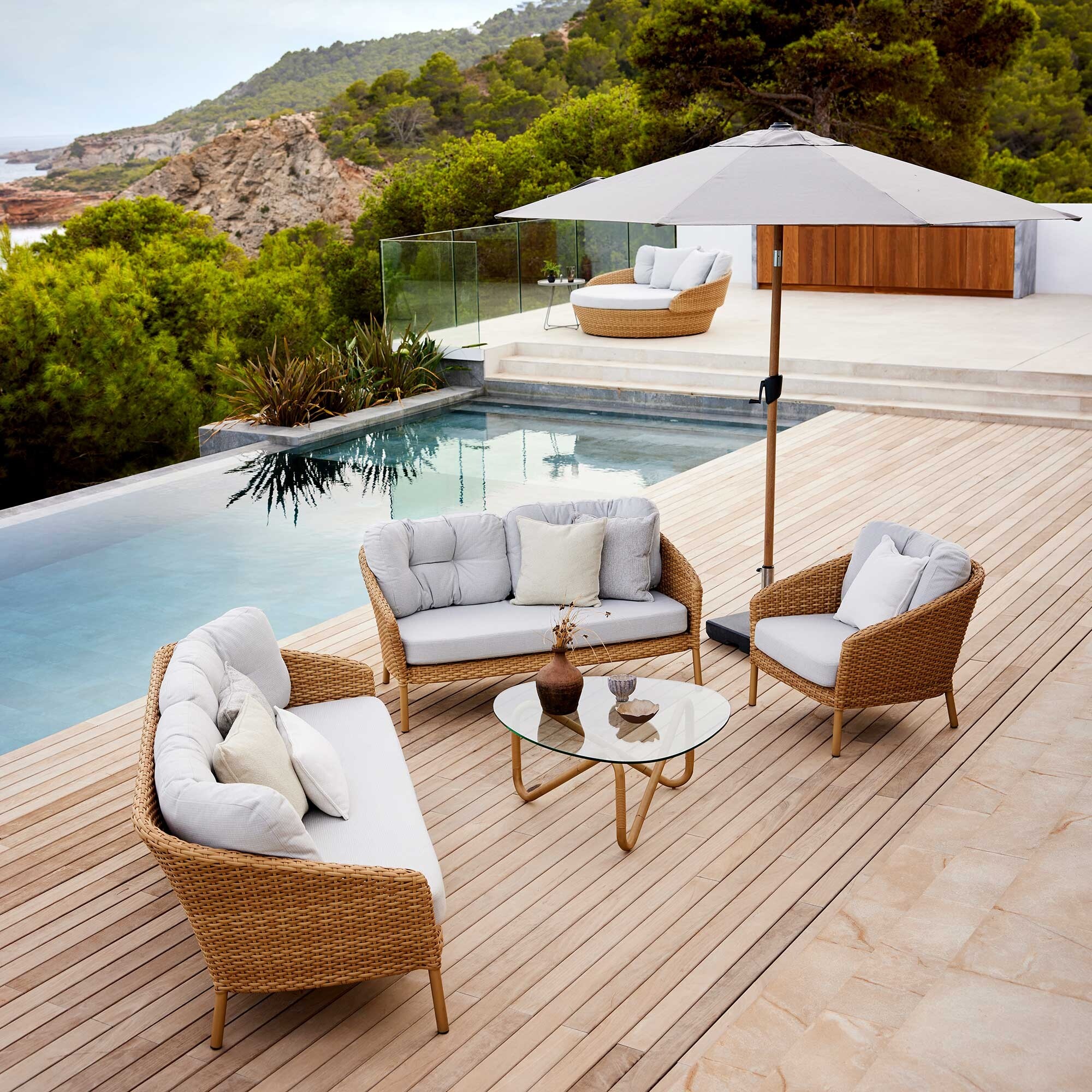 Ocean Lounge Cushion Set