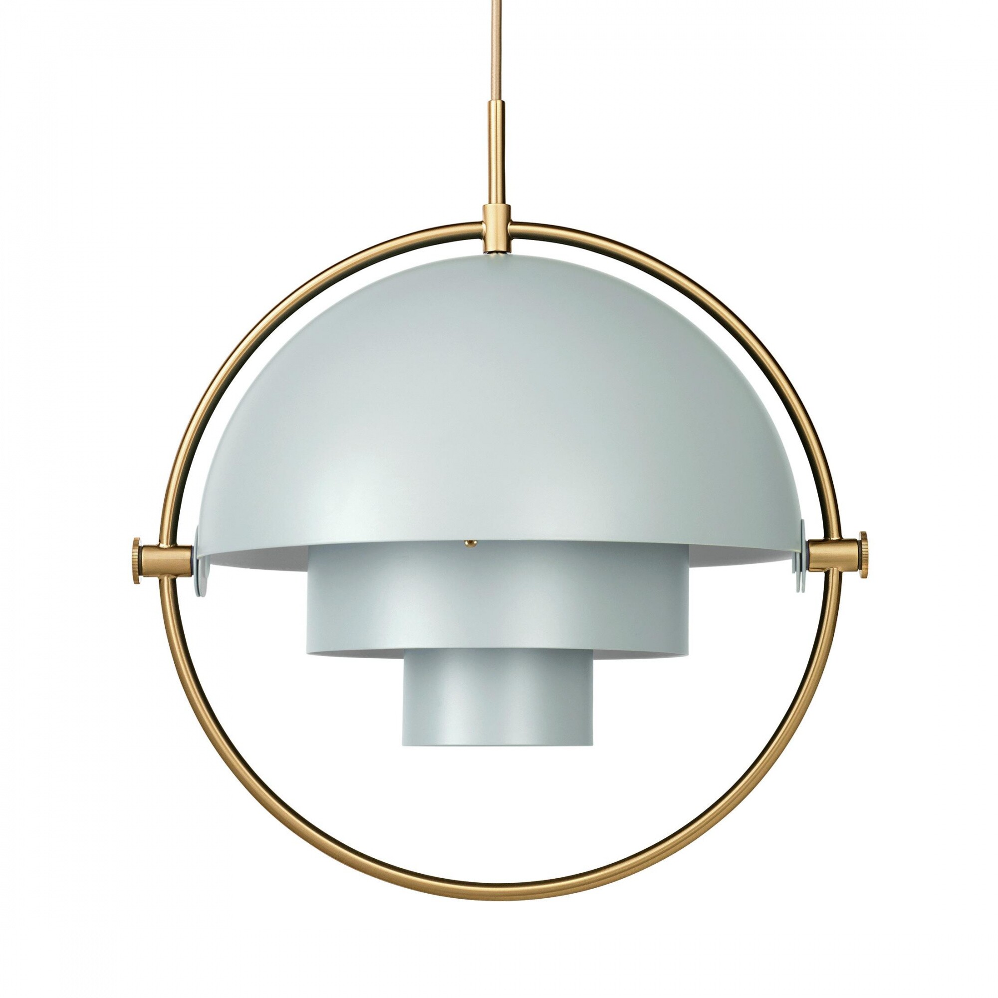 Multi-Lite Suspension Lamp Ø36cm Frame Brass