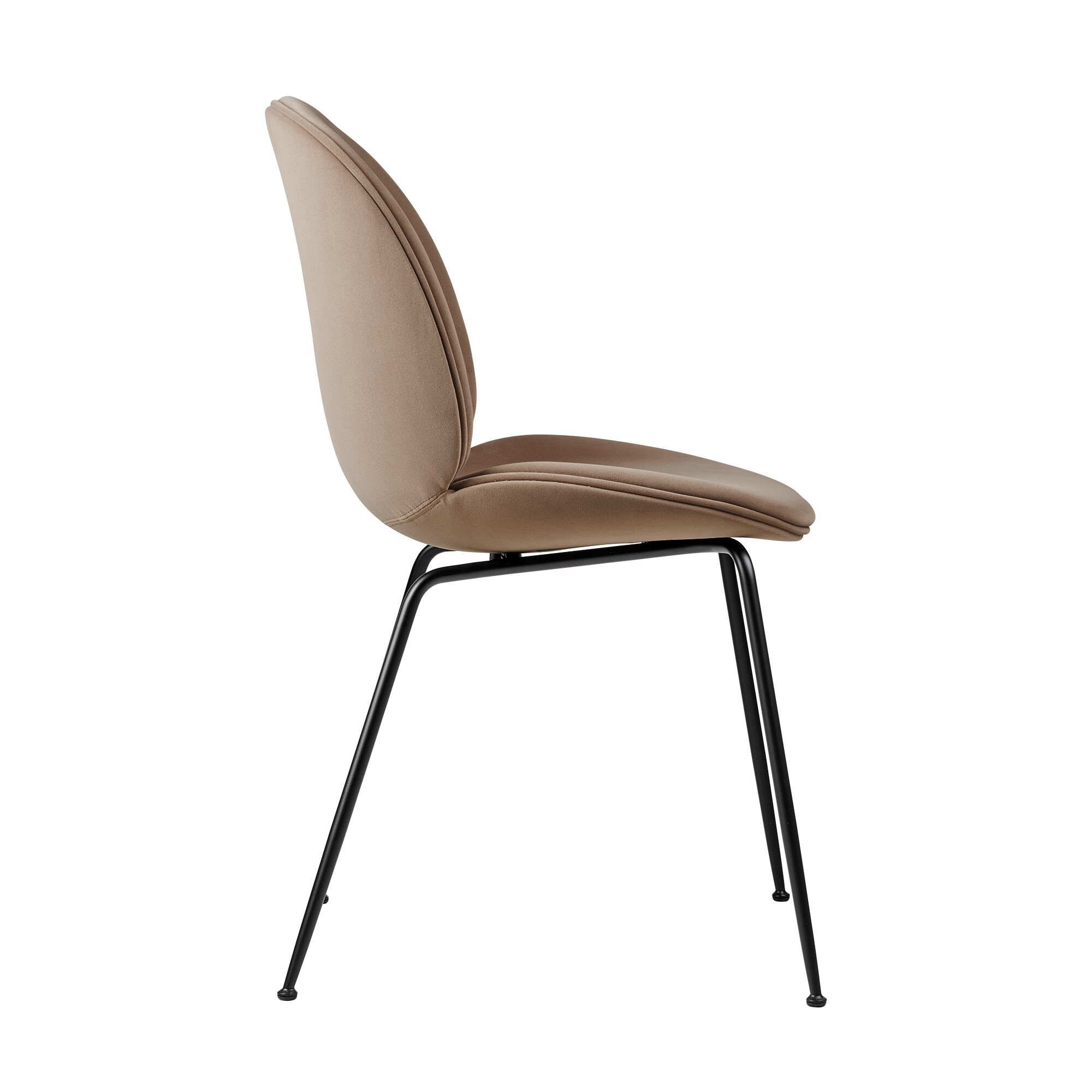 Beetle Dining Chair Full Upholstered Base Conic