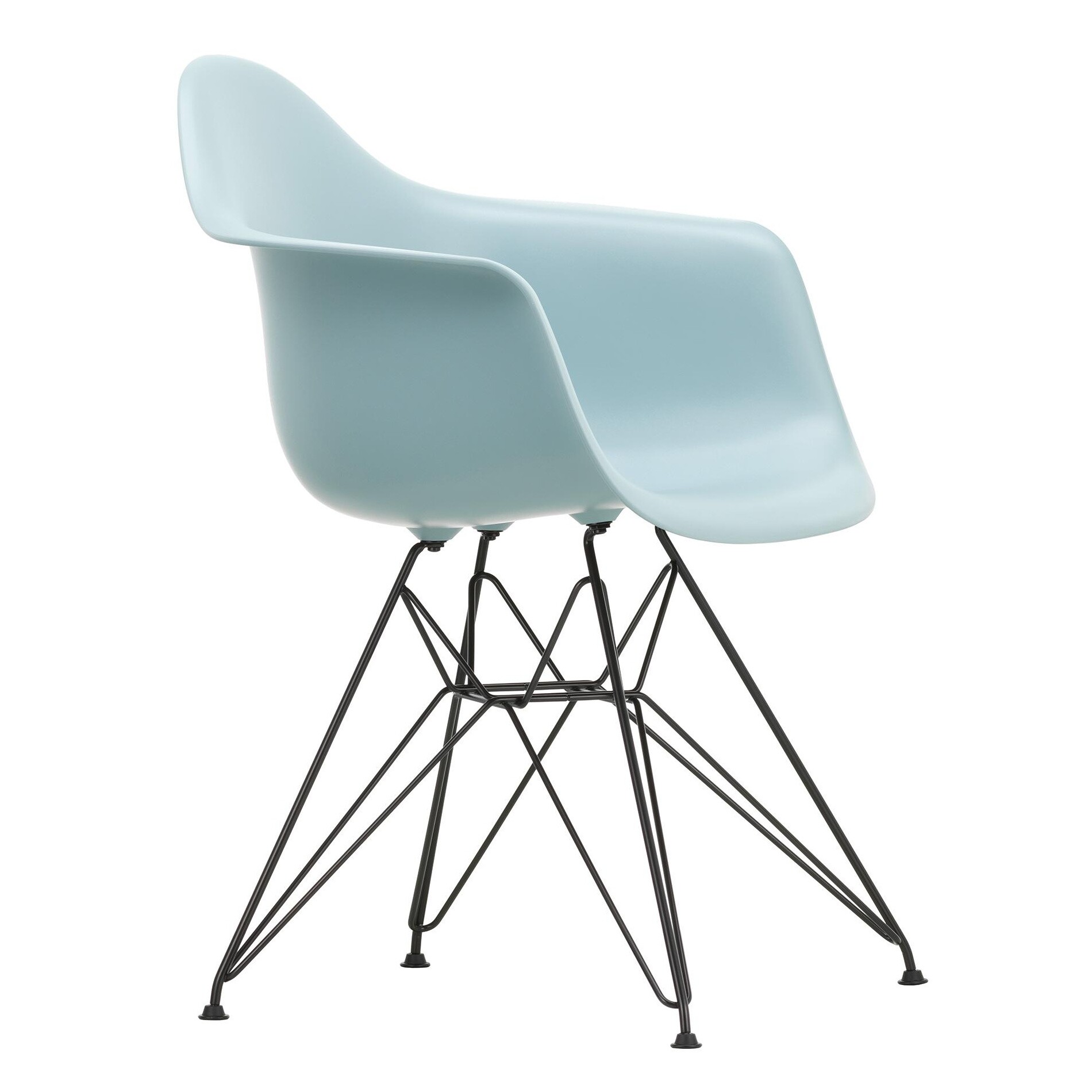 Eames Plastic Armchair DAR RE Black Base