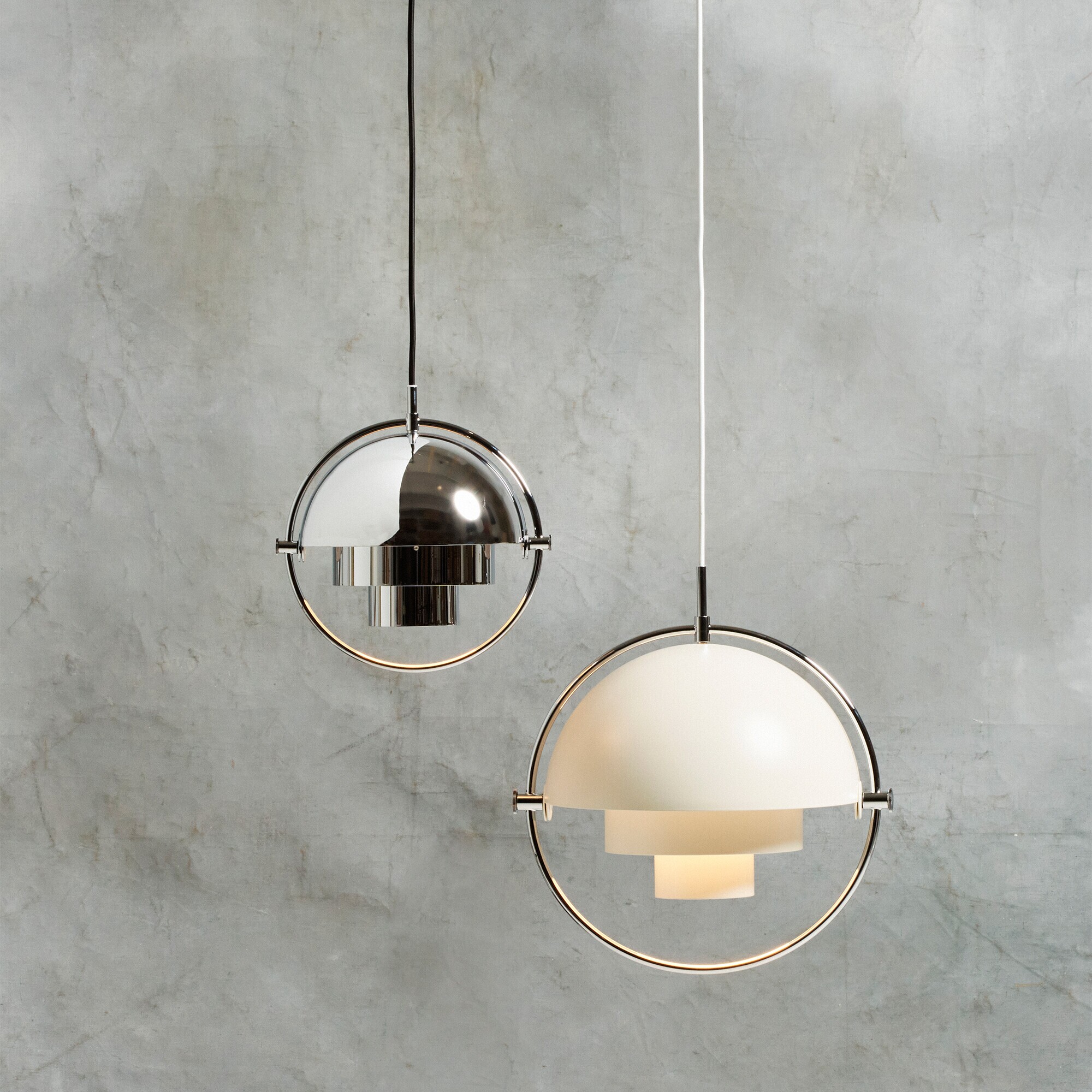 Multi-Lite Suspension Lamp Ø25.5cm Frame Chrome