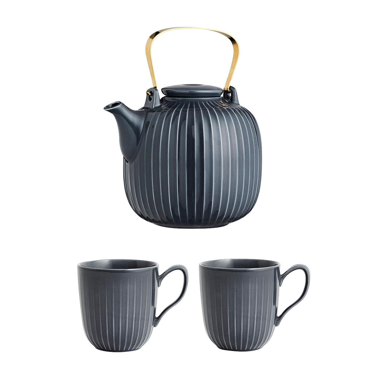 Hammershøi Set of Teapot With Cups