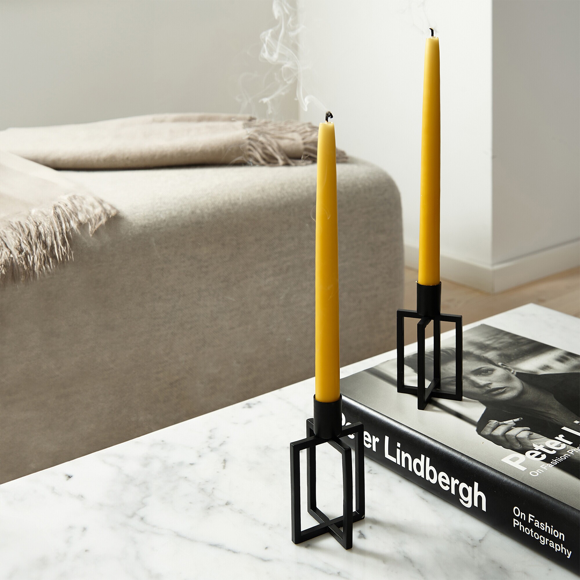 OneFlame Candle Holder Set of 2 H 11,3cm