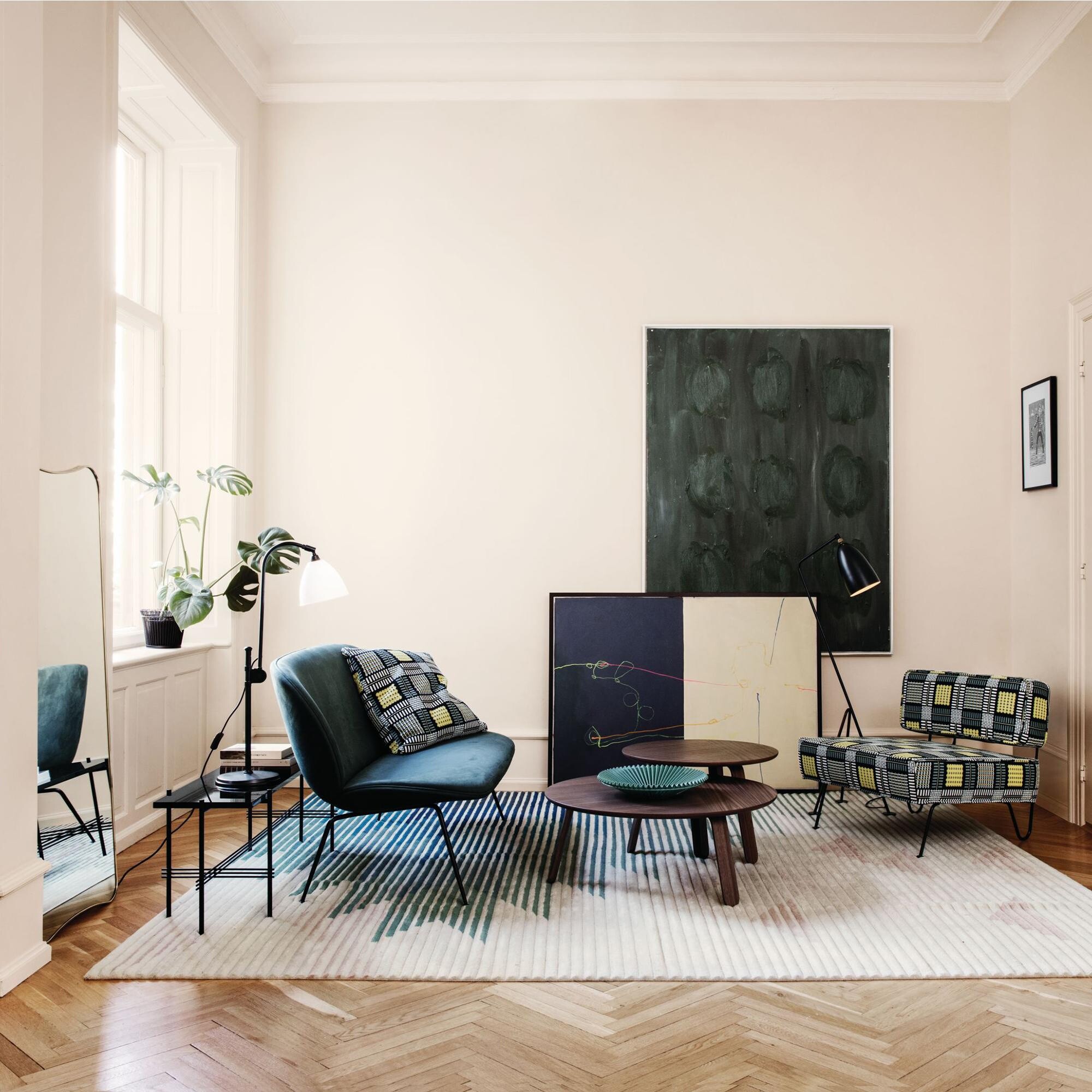 Bestlite BL1 Table Lamp Frame Black Brass