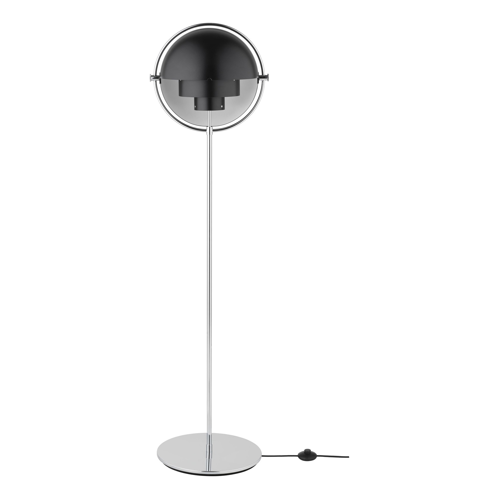 Multi-Lite Floor Lamp Frame Chrome