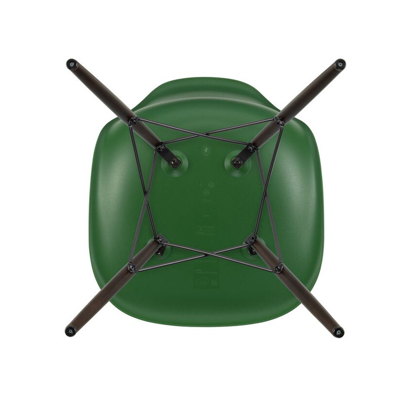 Eames Plastic Side Chair DSW RE Dark Maple Base