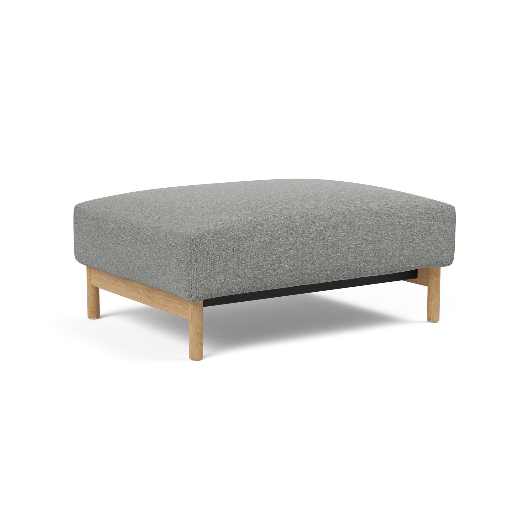 Malloy Wood Ottoman