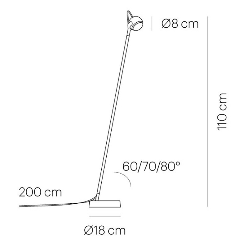 Falling Star LED Floor Lamp