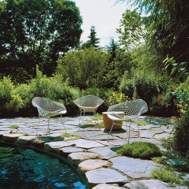 Bertoia Diamond Easy Chair With Seat Cushion