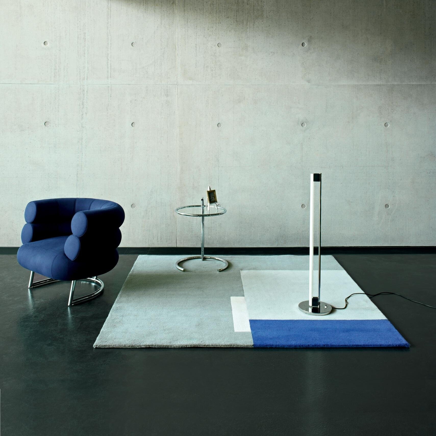 Bibendum Armchair Frame Chrome