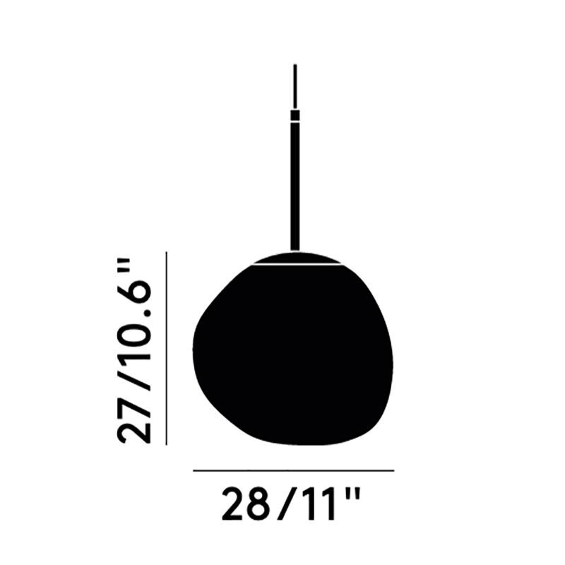 Melt Mini LED Suspension Lamp Opal