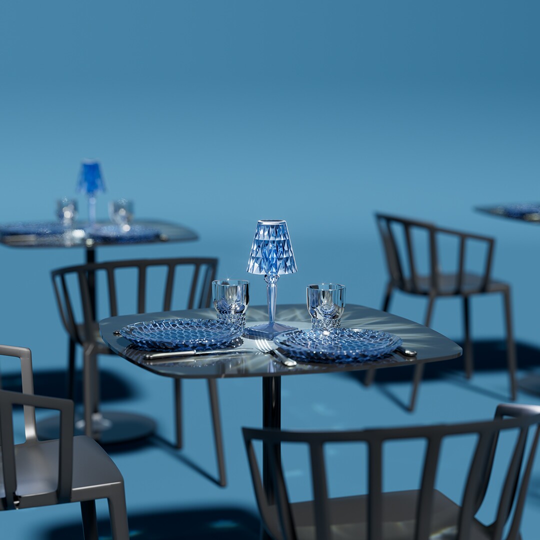 Battery LED Outdoor Table Lamp with Battery  H 26