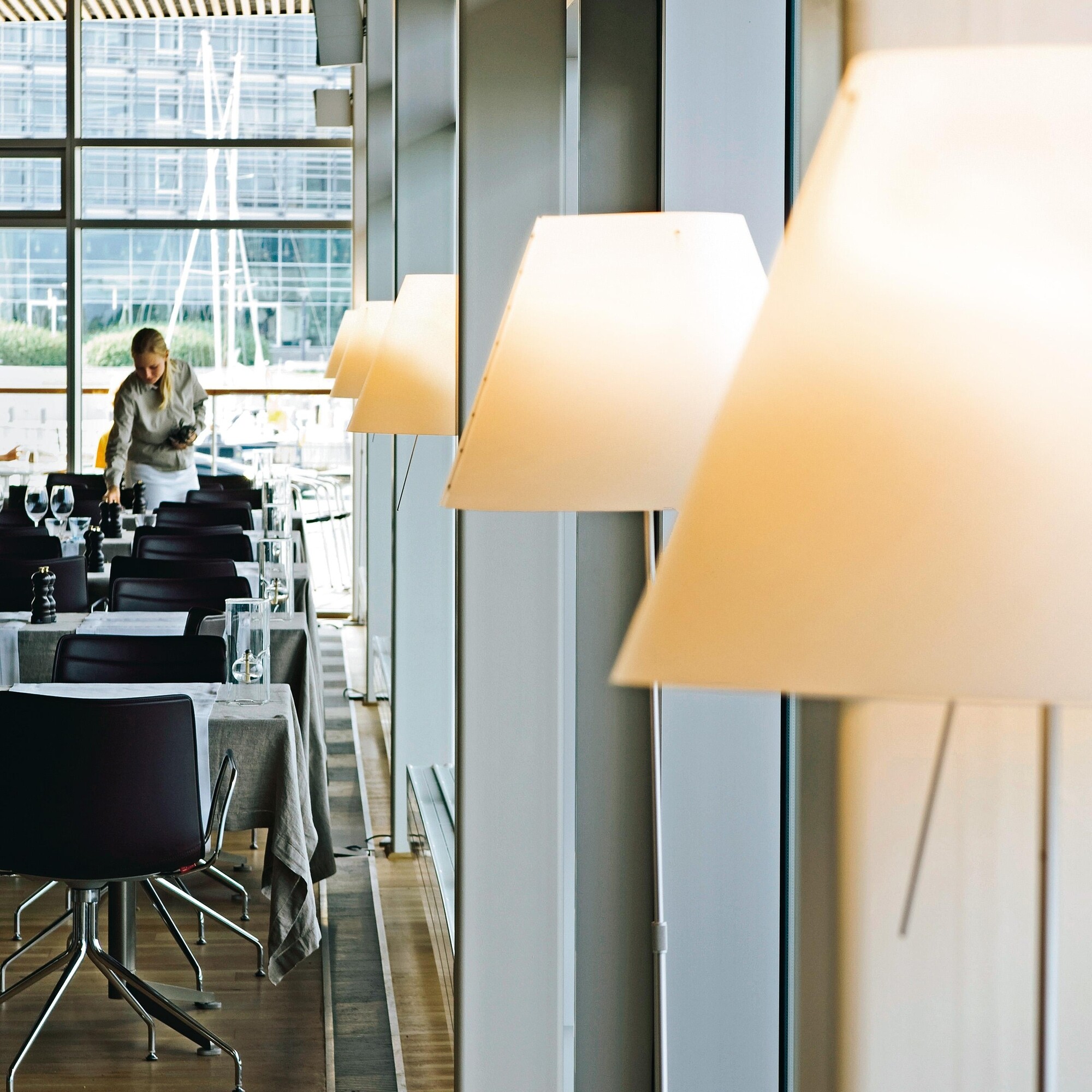 Costanza Terra Floor Lamp Telescope/Dimmer