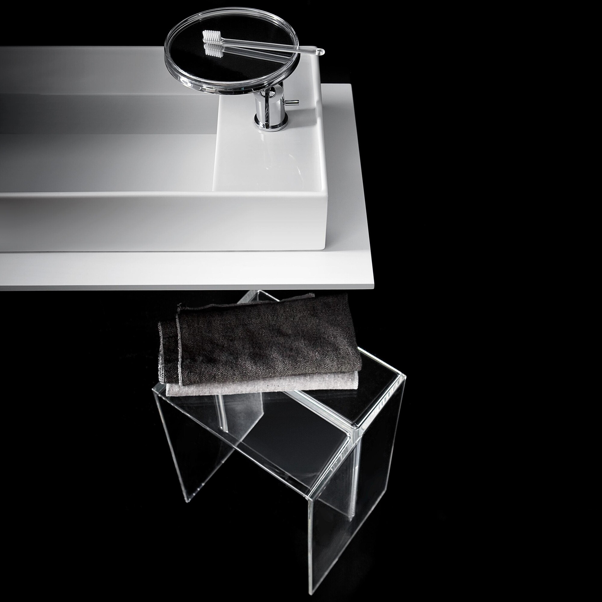 Laufen Max-Beam Stool/Side Table