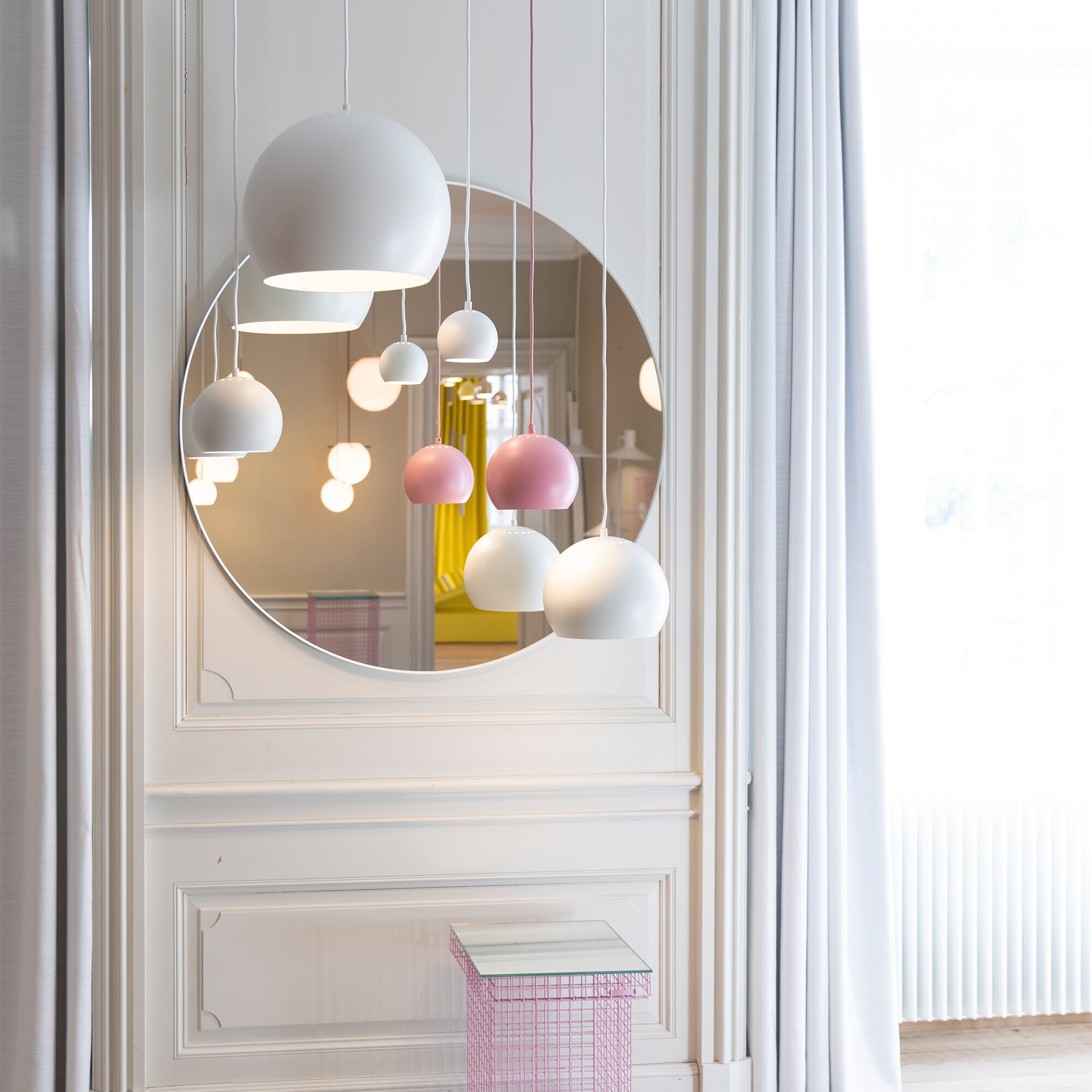 Ball Suspension Lamp Matt Ø12cm