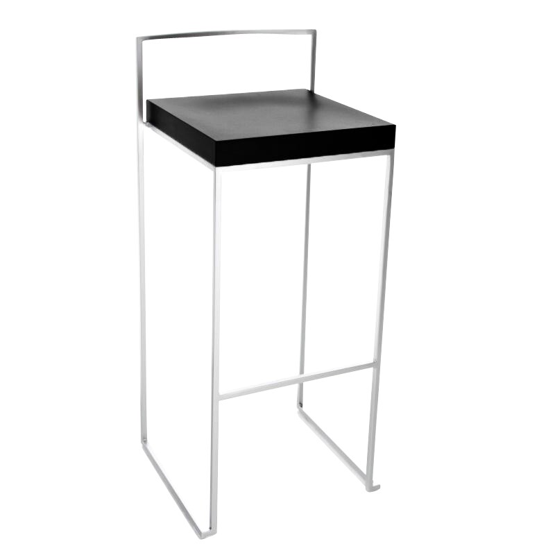 Cubo S62 Bar Stool Seat Solid Wood H75cm