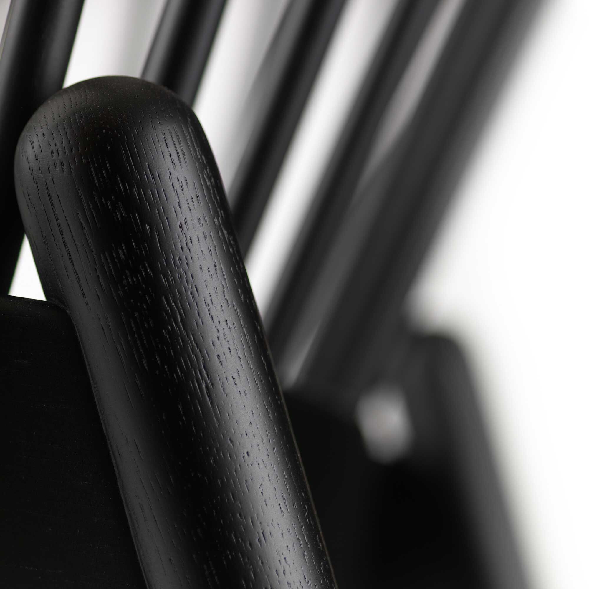 J166 Jørna Armchair Fabric Black Base