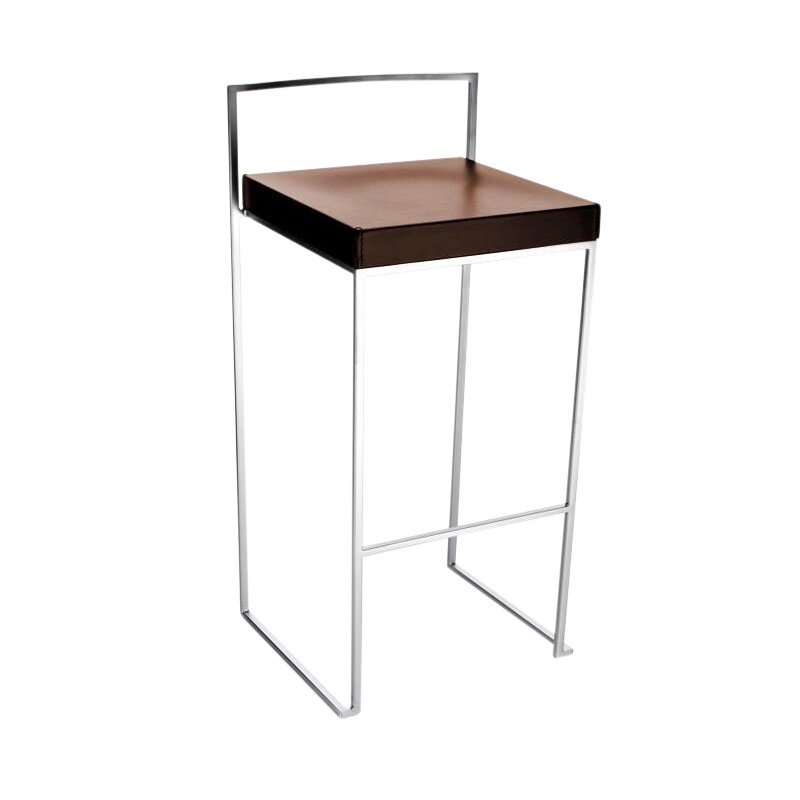 Cubo S62 Bar Stool Seat Leather H65cm