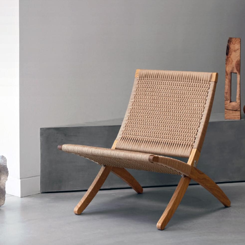MG501 Cuba Chair Foldable With Cord Paper Yarn