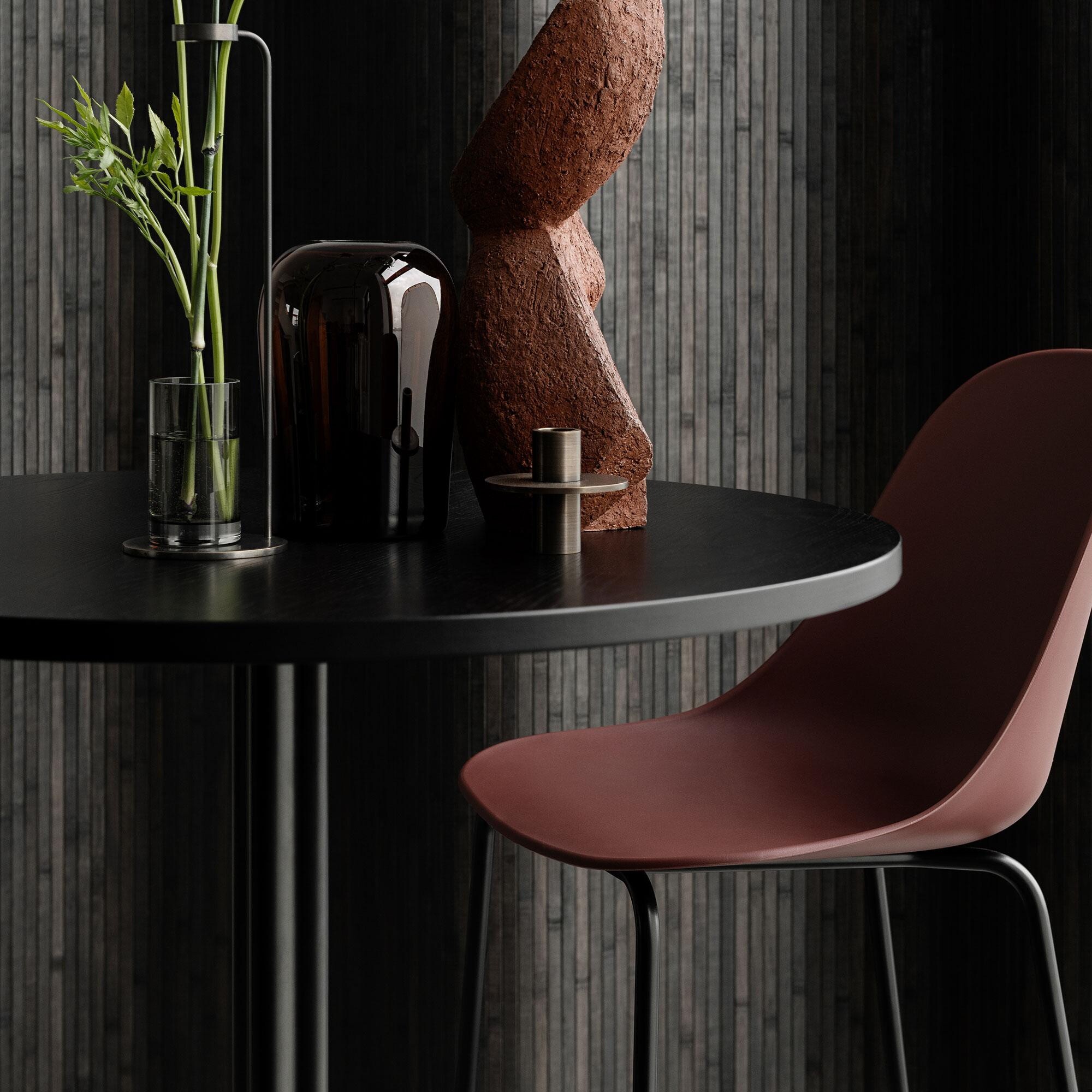 Harbour Bar Stool with Black Base 73cm