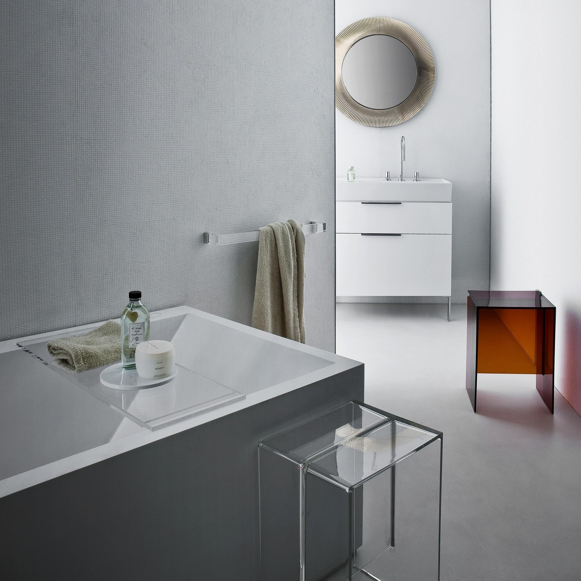 Laufen Max-Beam Stool/Side Table