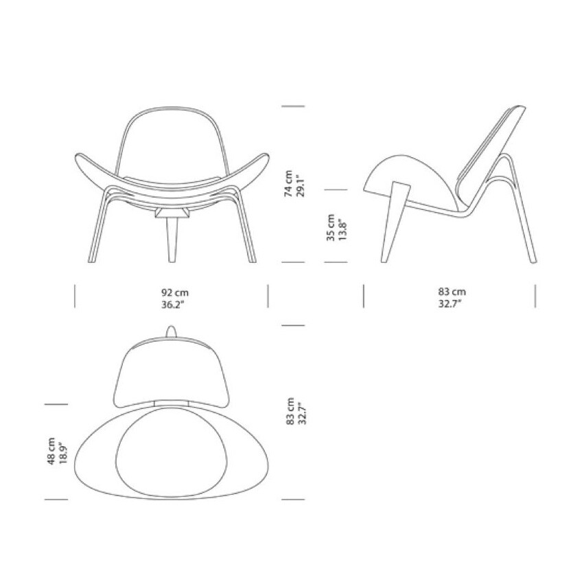 CH07 Shell Chair Lounge Chair