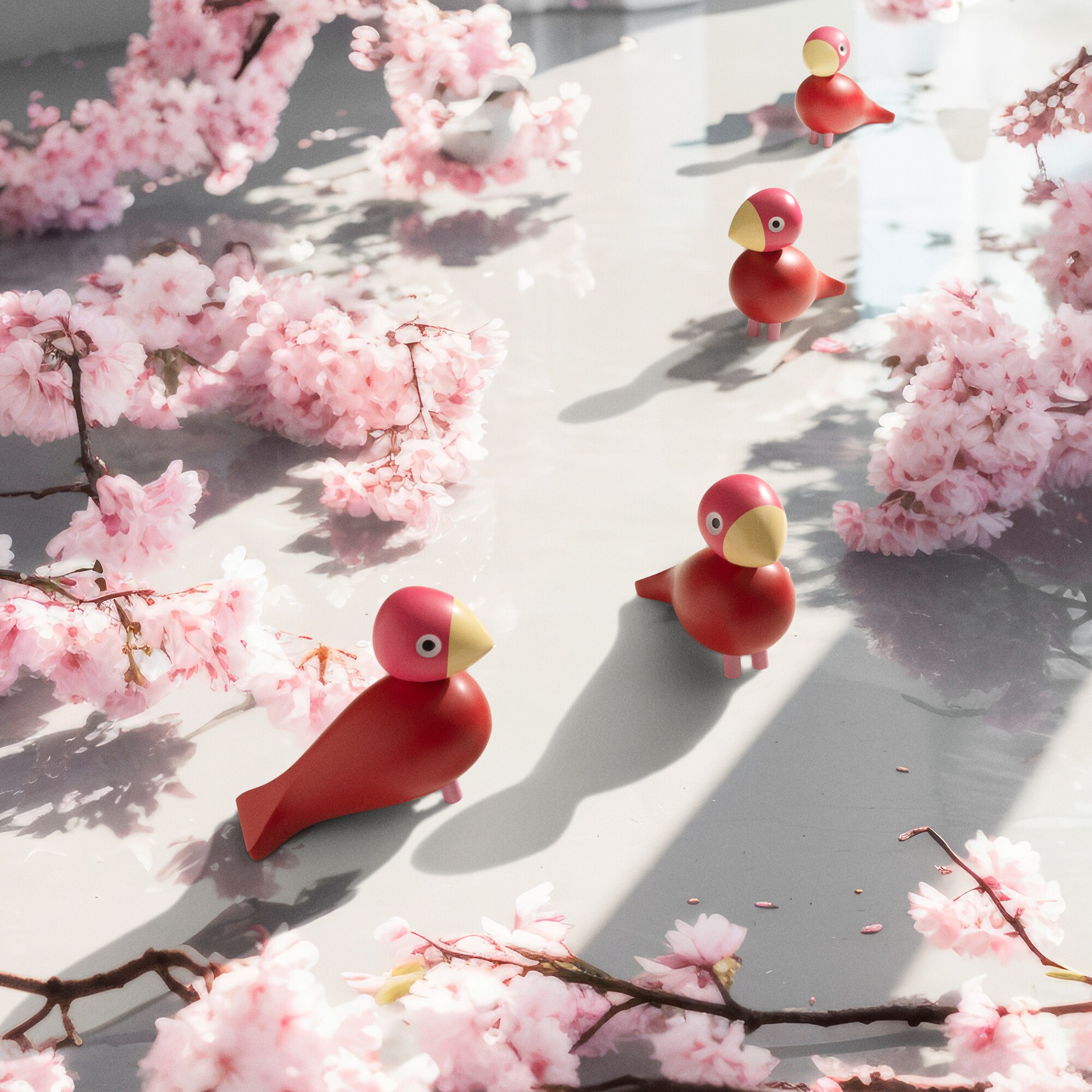 Limited Edition 2024 Wooden Figurine Songbird Flora