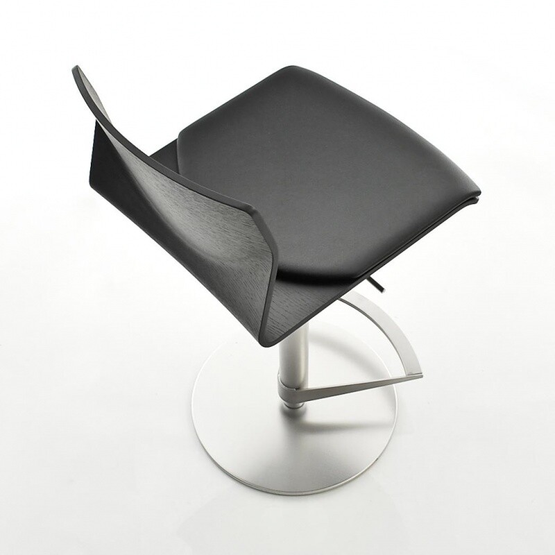 Kai S39 Bar Stool Seat Oak 54-79cm