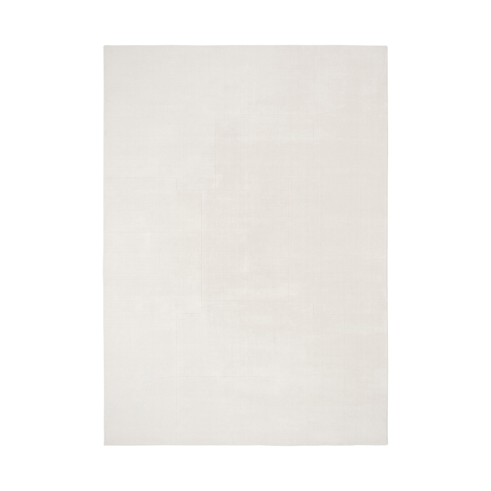 Geometric Maze Wool Rug 200x300cm