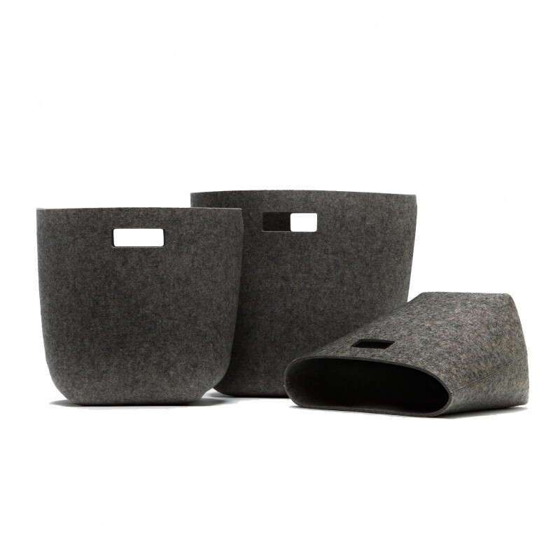HEY-SIGN Felt Wastebasket