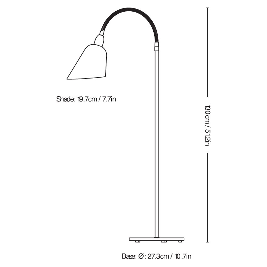 Anniversary Edition Bellevue AJ7 Floor Lamp