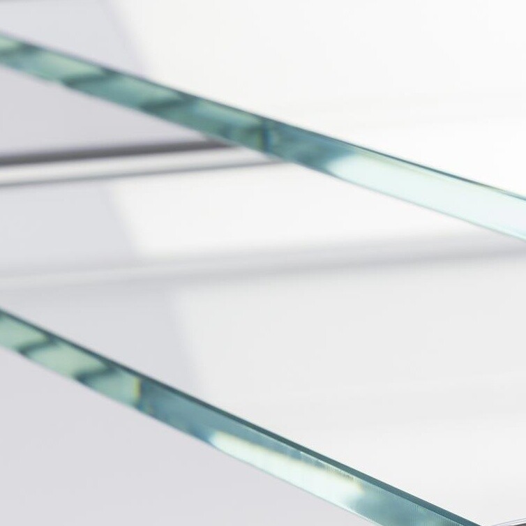 B 97 All Seasons Side Table Set of 2 Glass