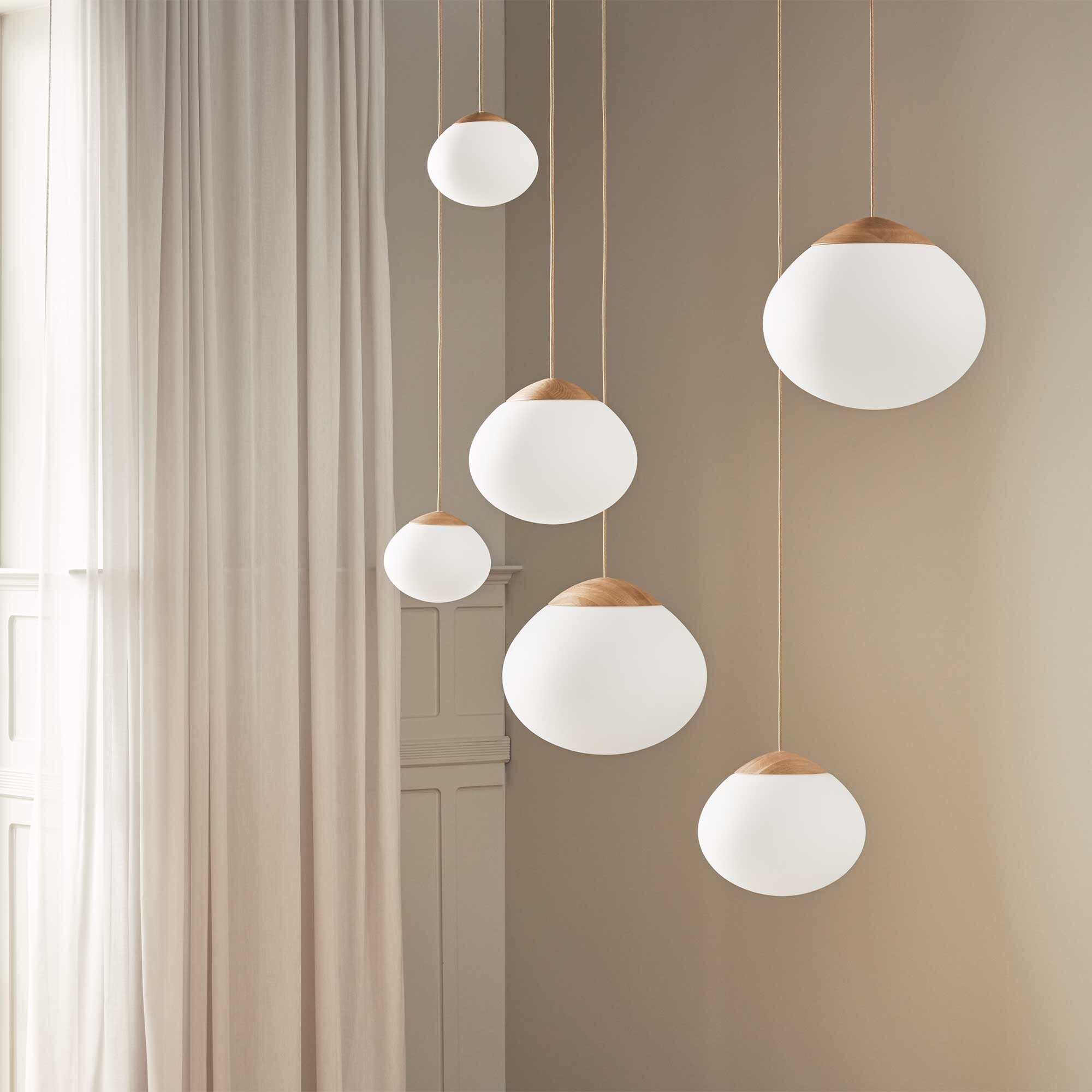 Acorn Suspension Lamp Glass Ø 21cm