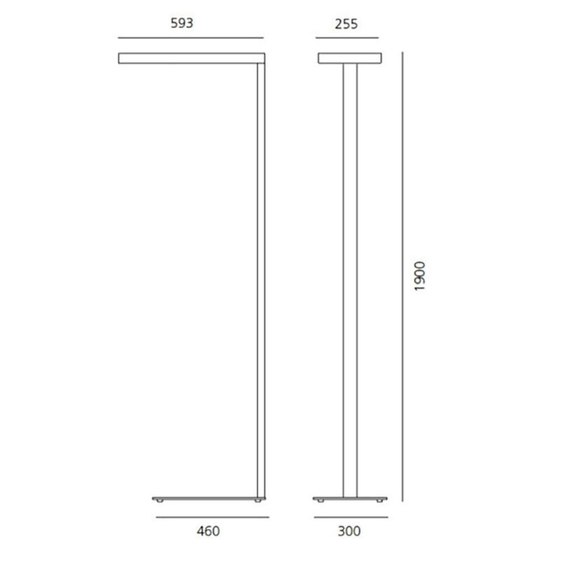 Chocolate LED Floor Lamp