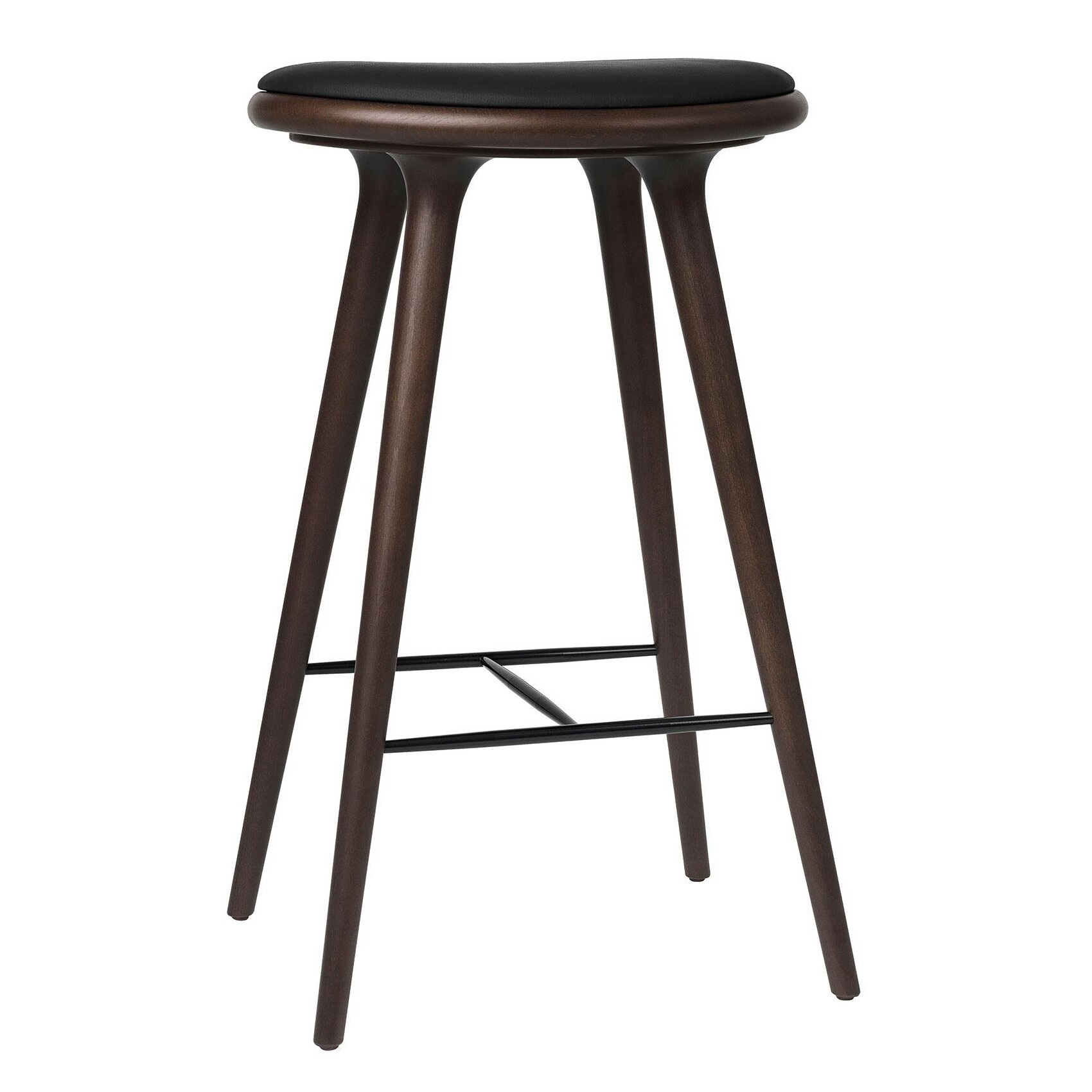 High Stool Beech Base H 74cm