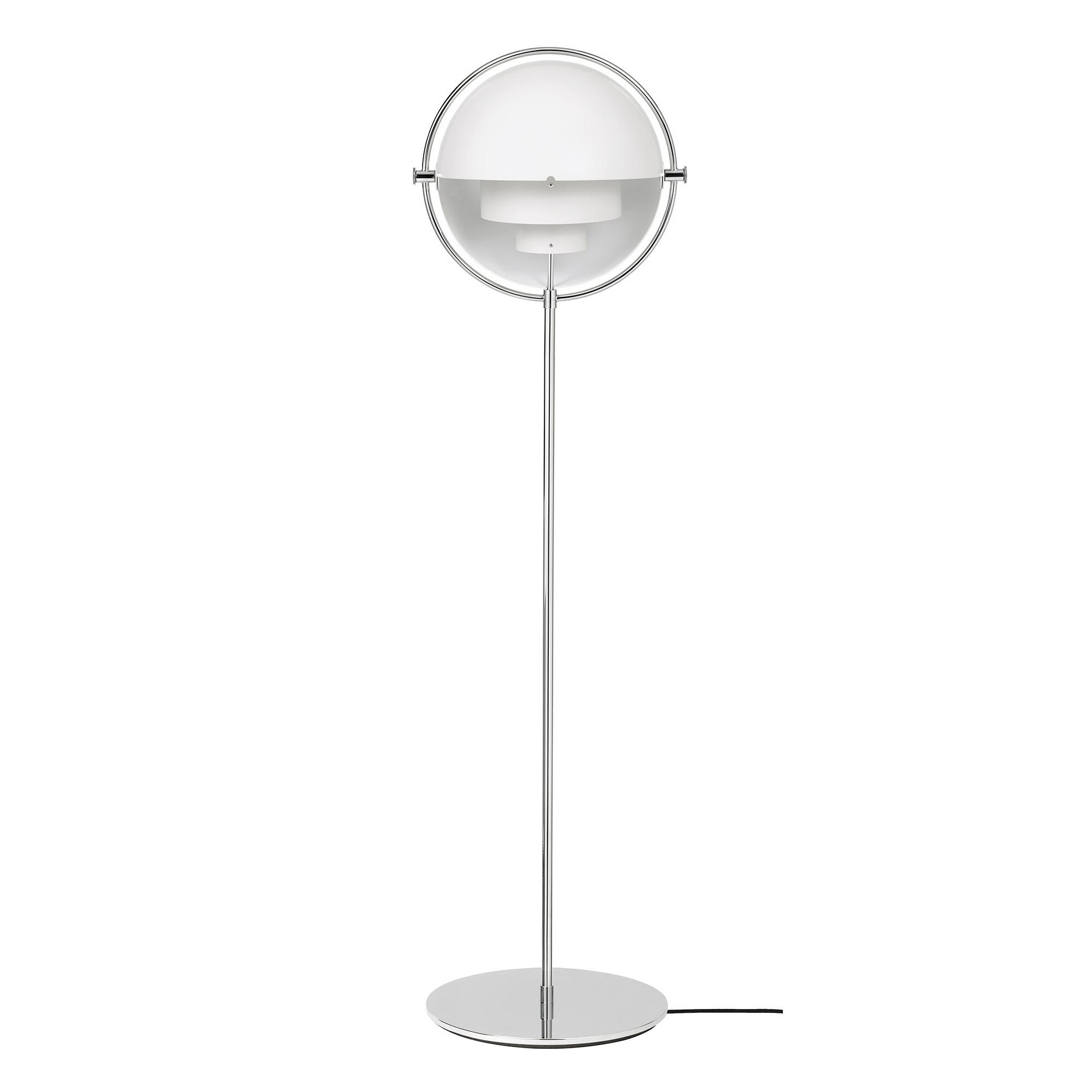 Multi-Lite Floor Lamp Frame Chrome