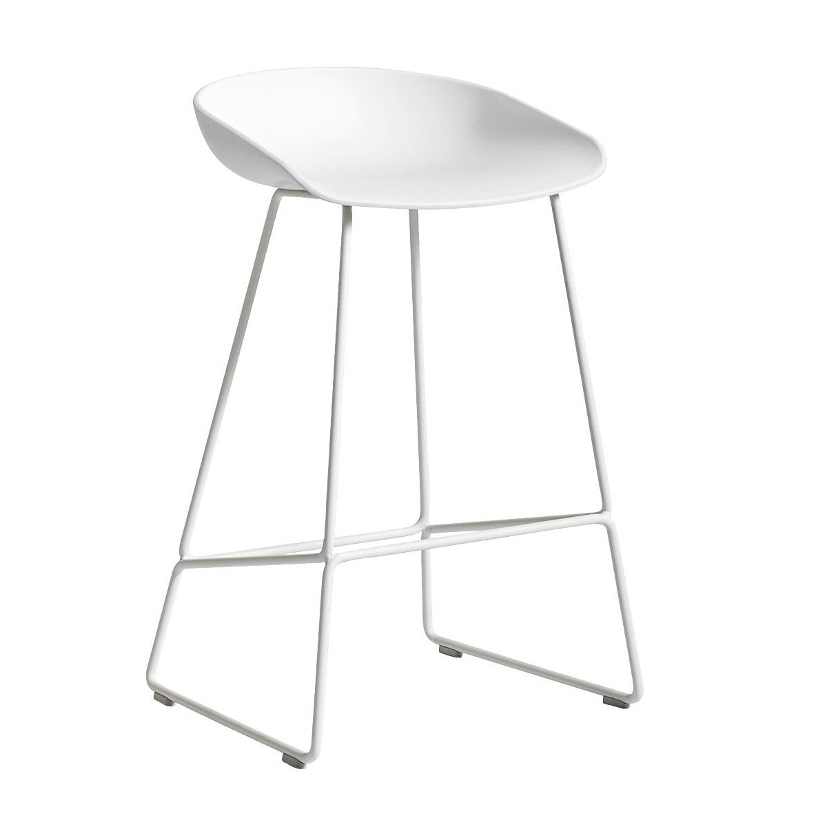 About a Stool AAS 38 2.0 Bar Stool Low White Base