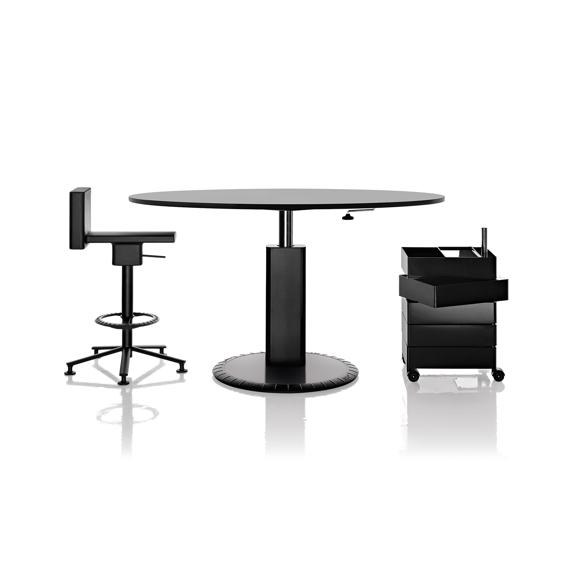 360° Container With Wheels H 72cm