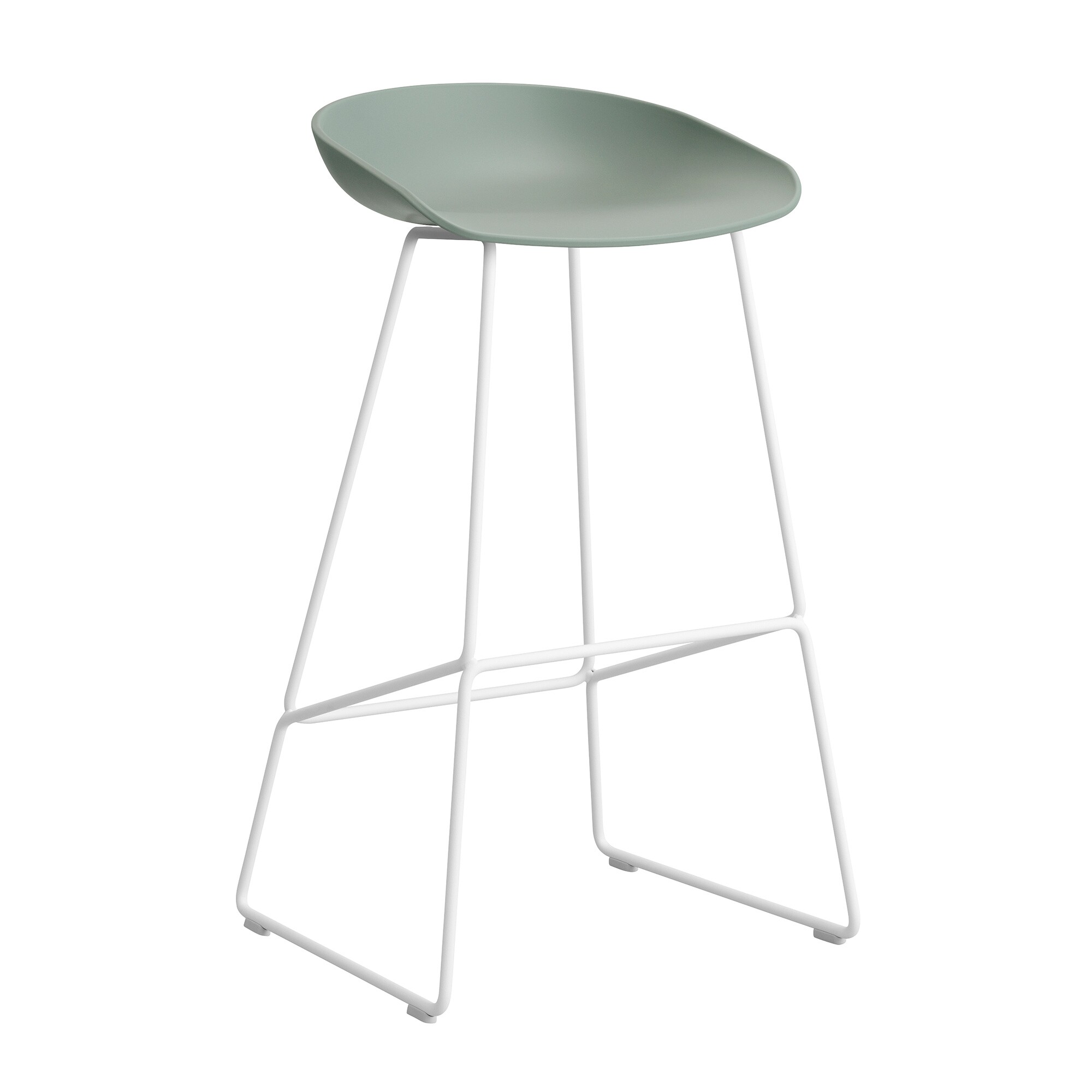 About a Stool AAS 38 2.0 Bar Stool High White Base