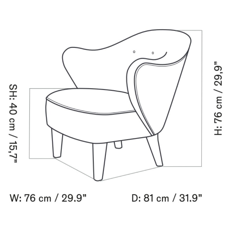Ingeborg Lounge Chair Fabric