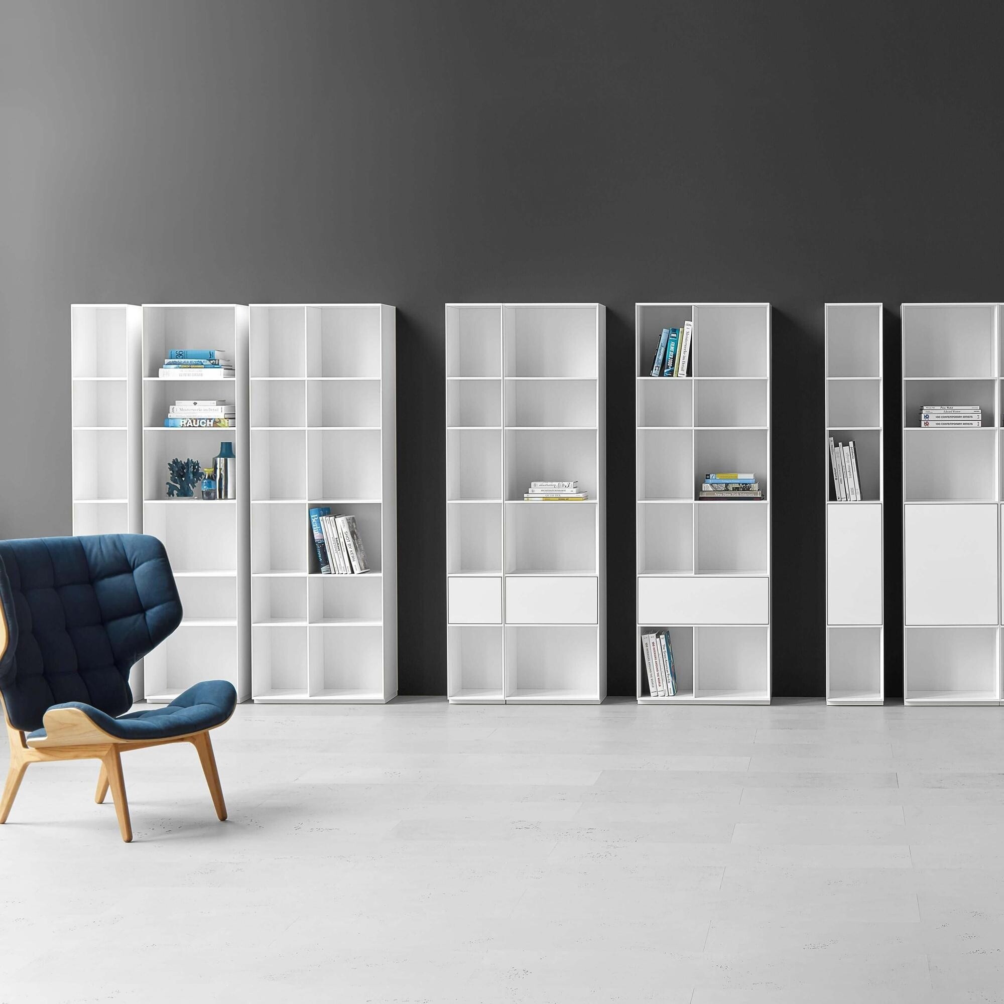 Nex Pur Rack With Drawer 70x211.5x36cm