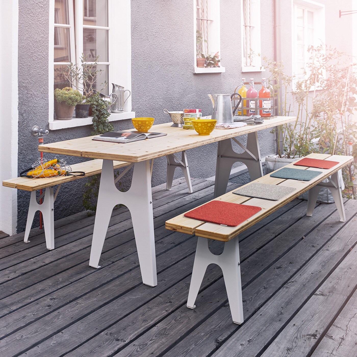 Ludwig Garden Table 220x68x76cm