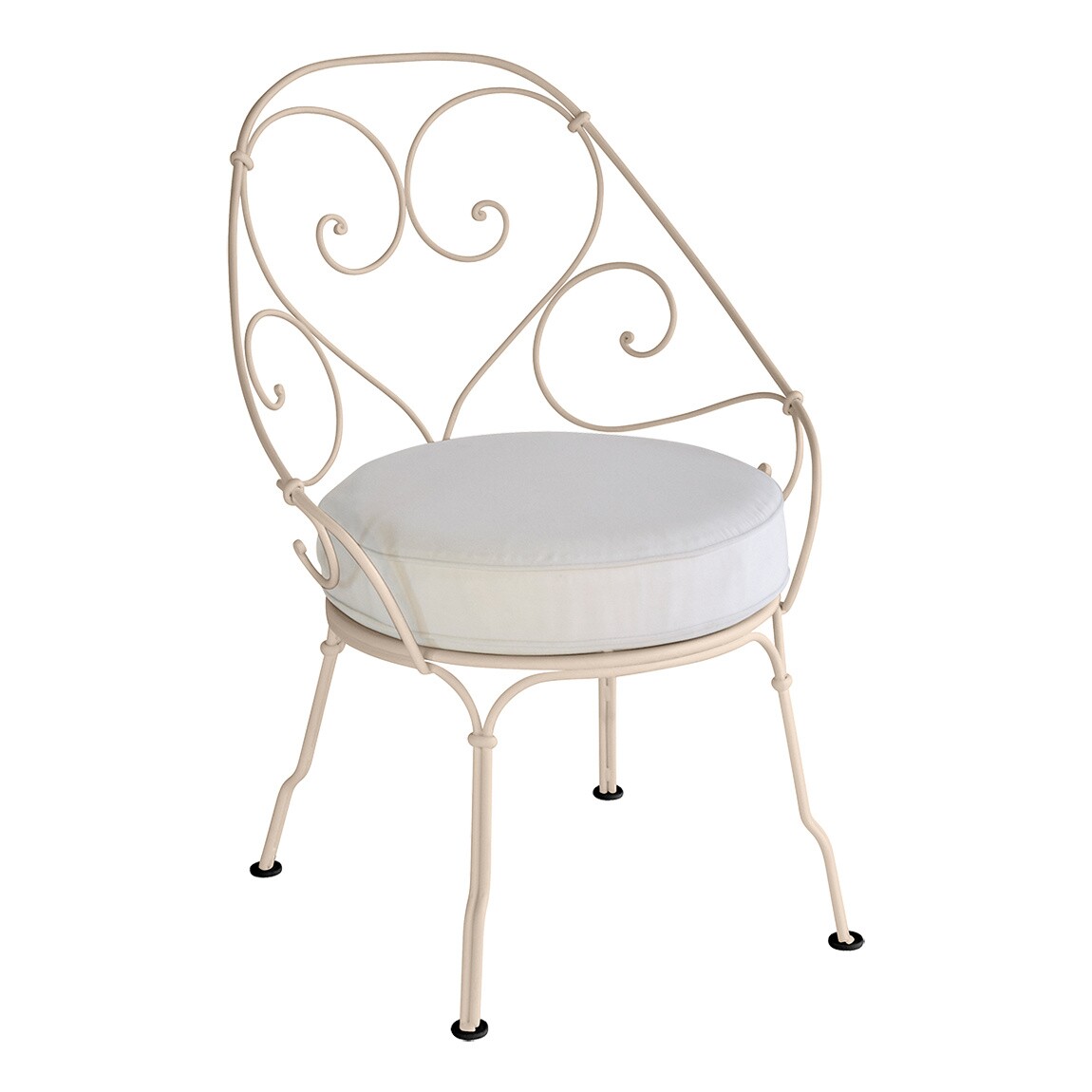 1900 Cabriolet Garden Armchair with Cushion