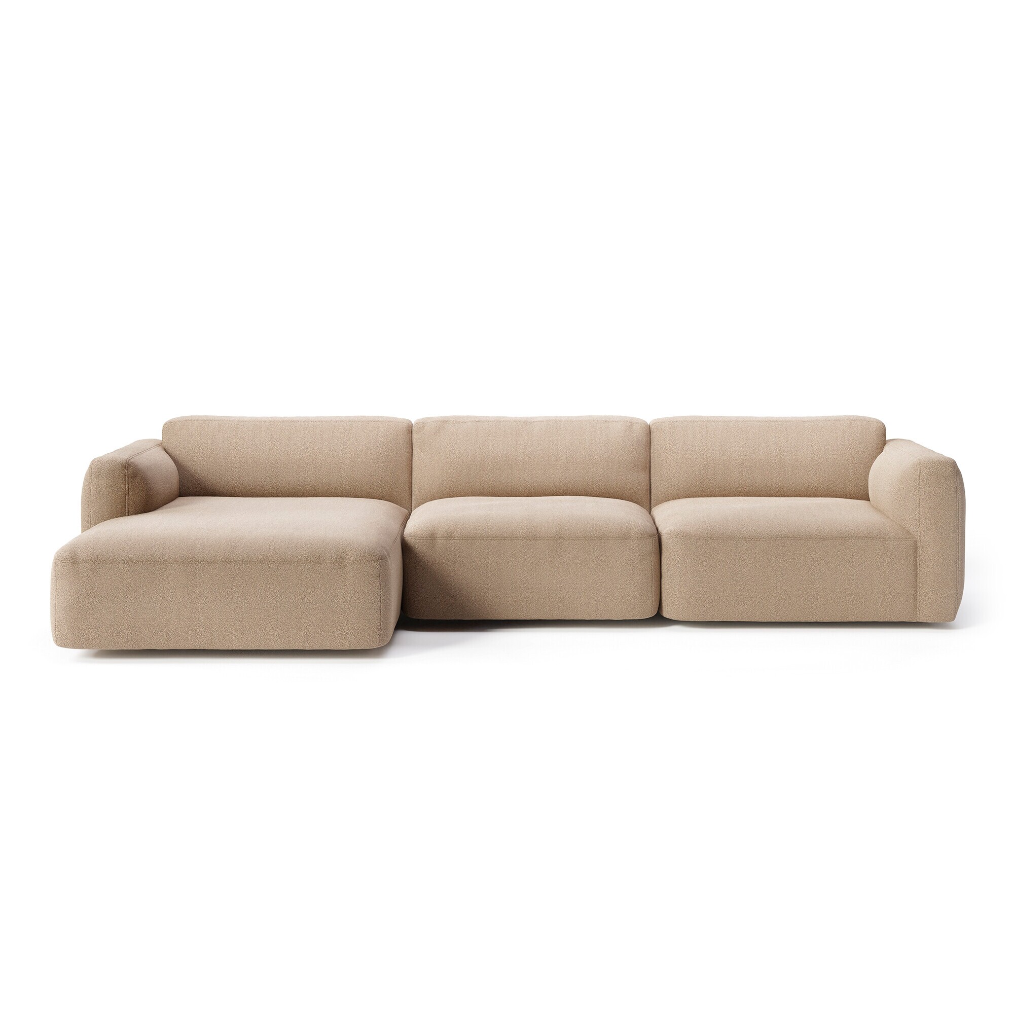Develius Mellow 3-Seater Sofa Chaise Longue Left